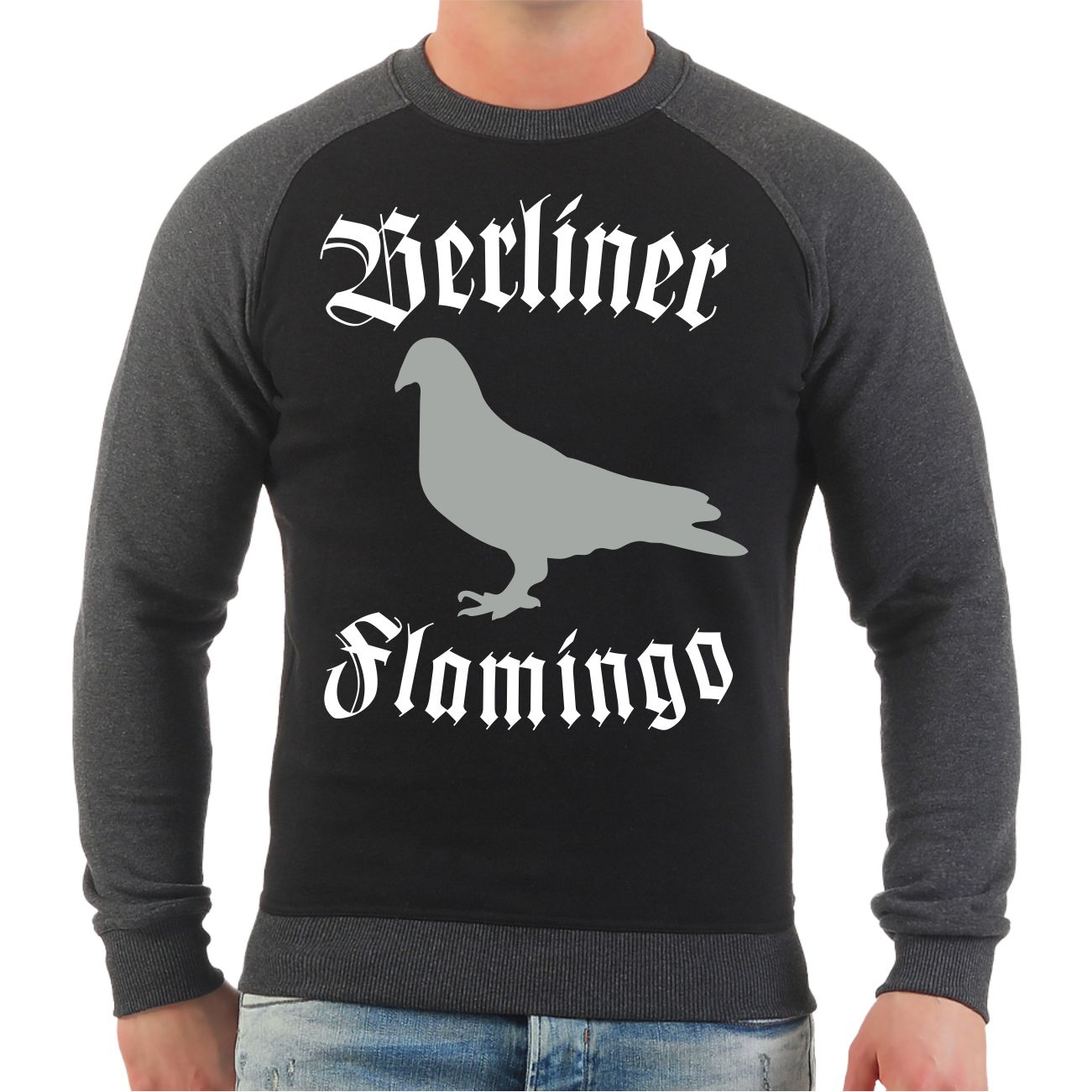 Spass Kostet Männer Sweatshirt Berliner Flamingo