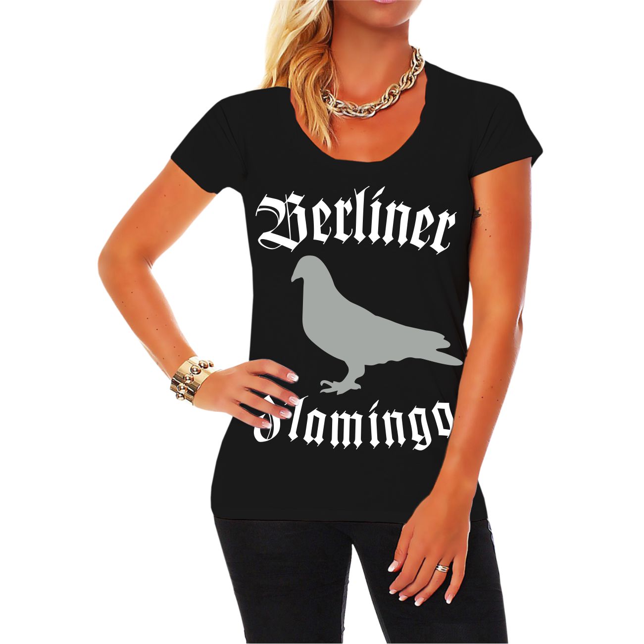 Spass Kostet Frauen Shirt Berliner Flamingo