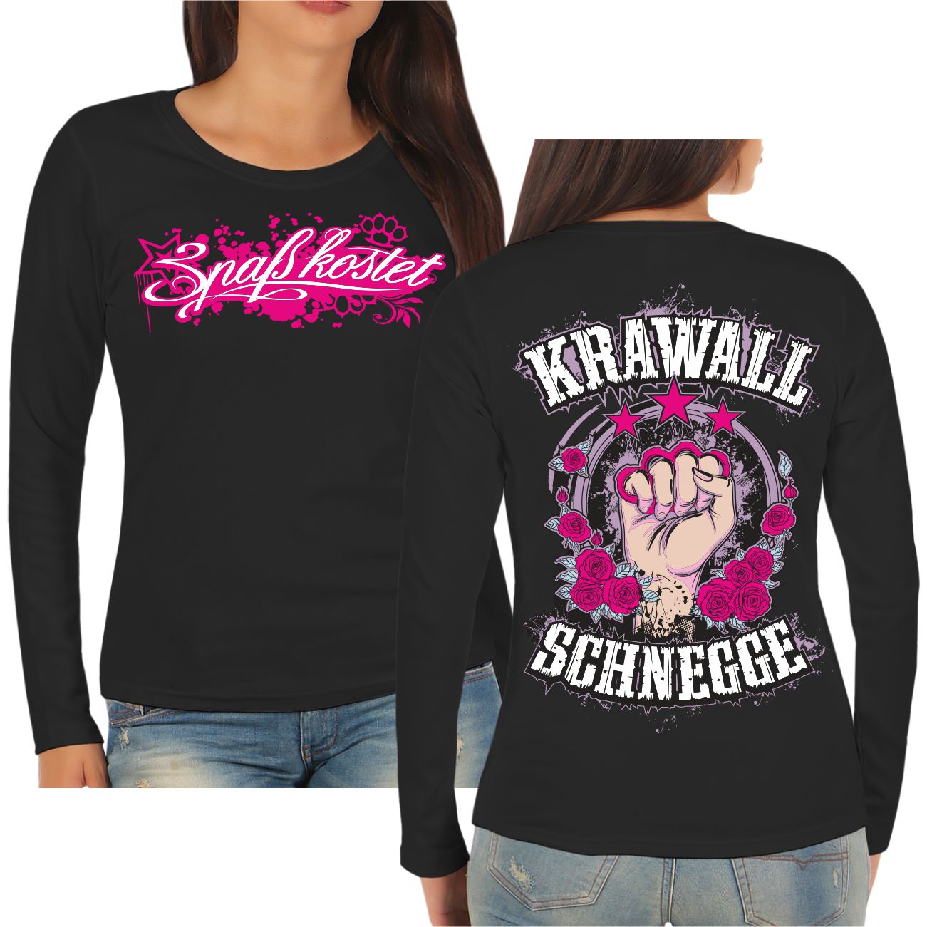 Spass Kostet Frauen Longsleeve Spaß kostet Krawallschnegge