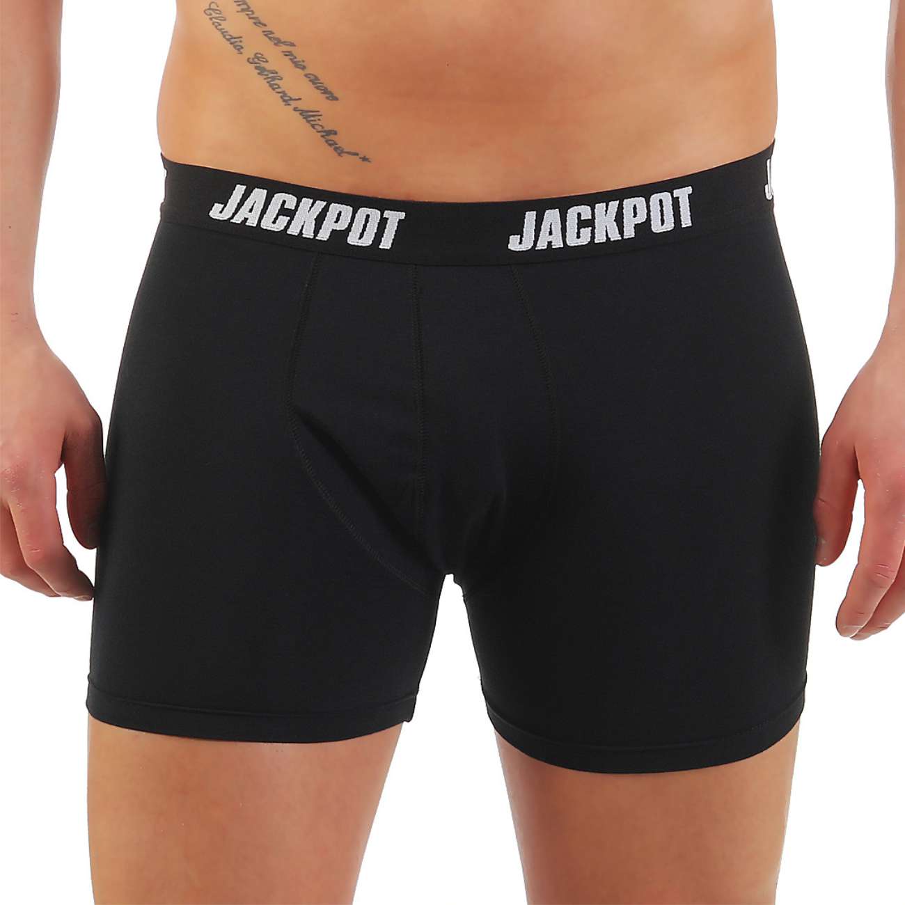 Männer Jungs Boxershort Größe S mit lustigen Spruch JACKPOT schlüpfer