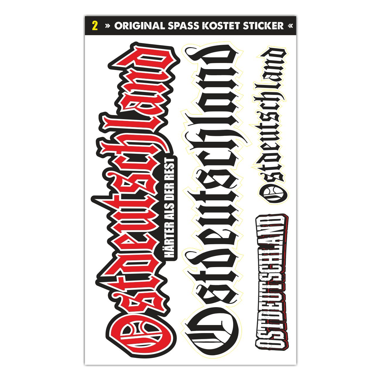 Sticker Set Osten  TShirt Shop - Witzig Hart Sexy Einzigartig
