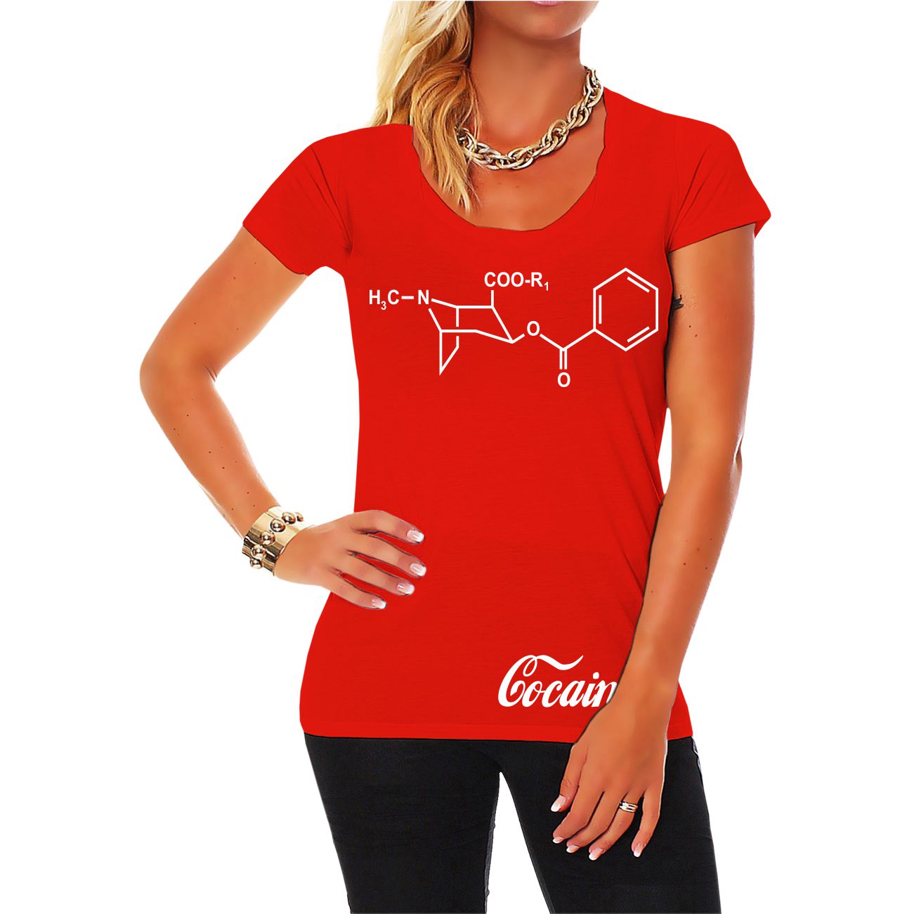 Spass Kostet Frauen T-Shirt Formel Cocaine