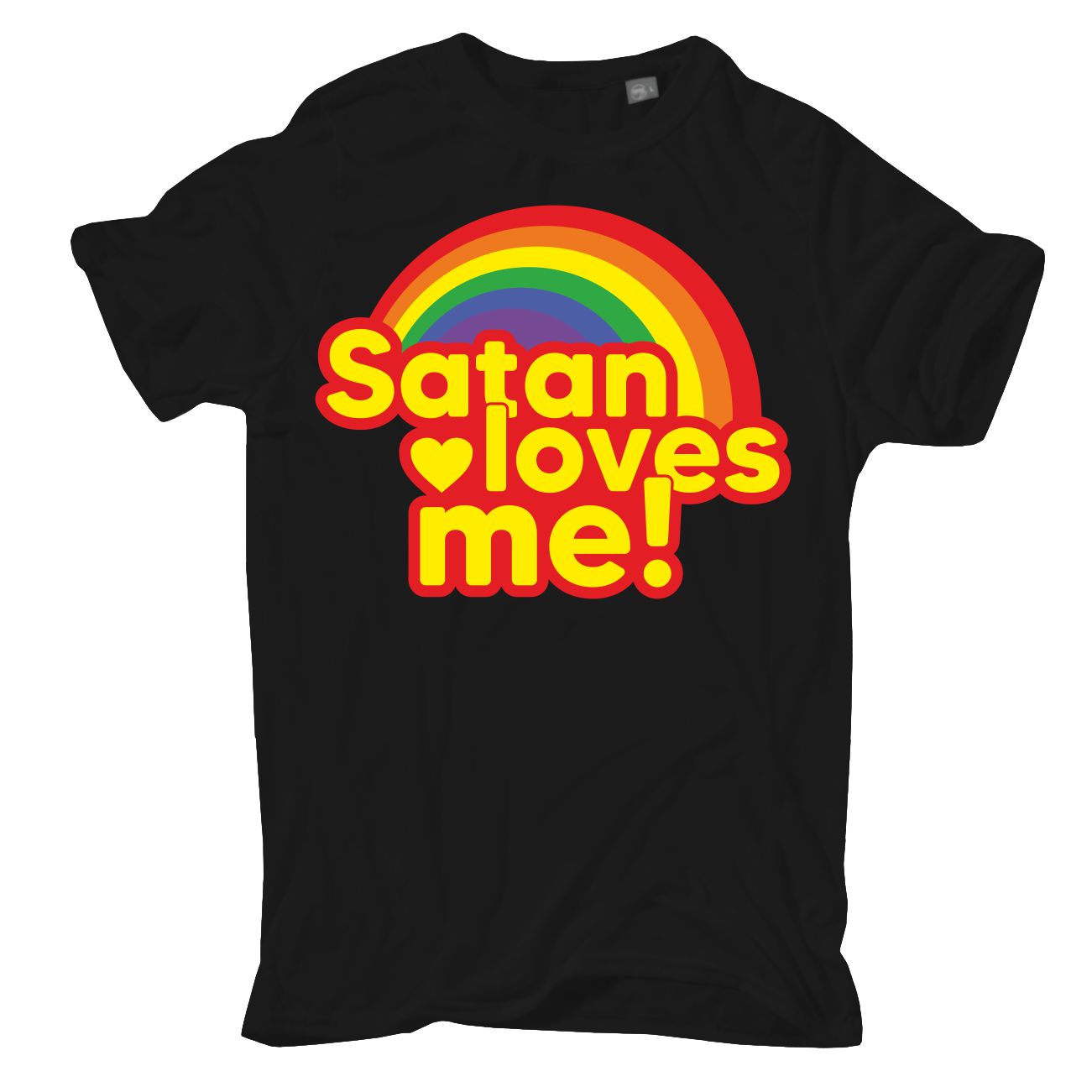 Spass Kostet Übergrößen Männer T-Shirt Satan loves me 3XL bis 8XL