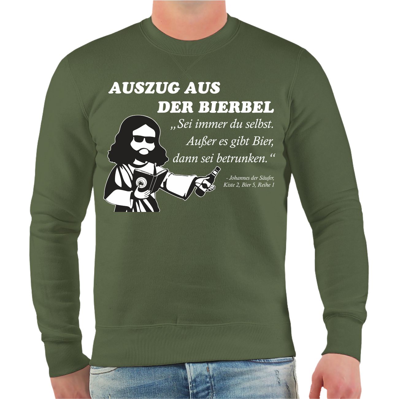 Spass Kostet Männer Sweatshirt Die Bierbel das Geschenk des Säufers