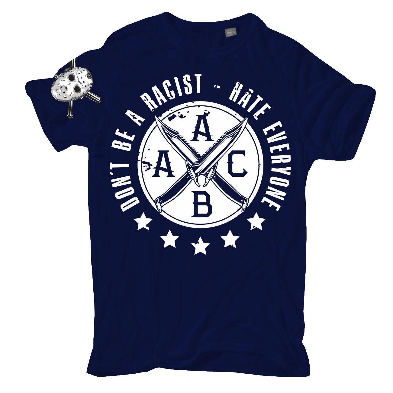 Spass Kostet Männer T-Shirt Hardcore Dont be a Racist - Hate everyone M bis XXL