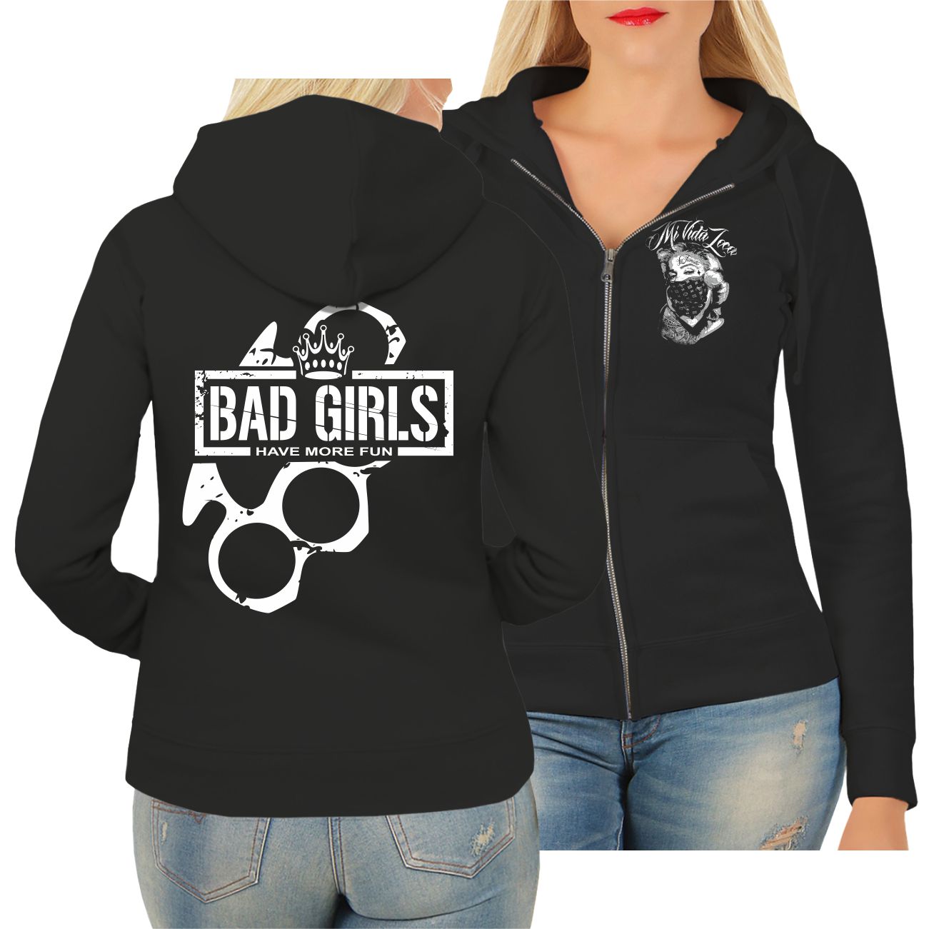 Spass Kostet Frauen Kapujacke Bad Girls do it better hardcore lifestyle