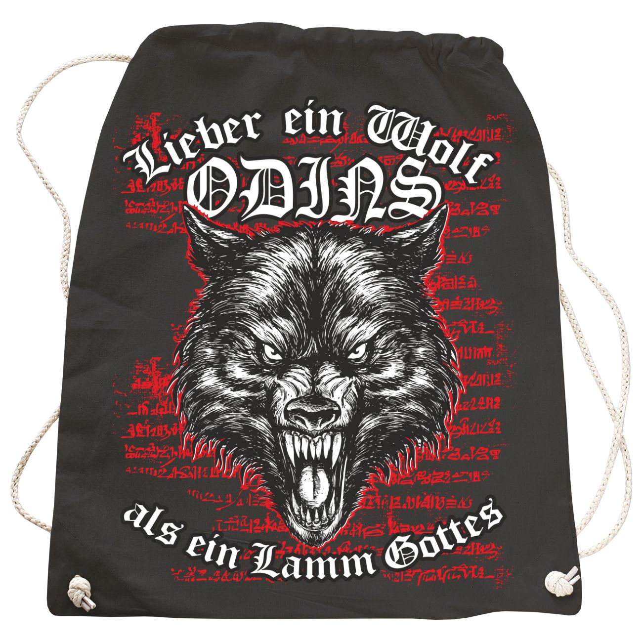 Lieber Ein Wolf Odins Als Ein Lamm Gottes Bedeutung Rucksack Lieber ein Wolf Odins als ein Lamm Gottes | Nordische Welt