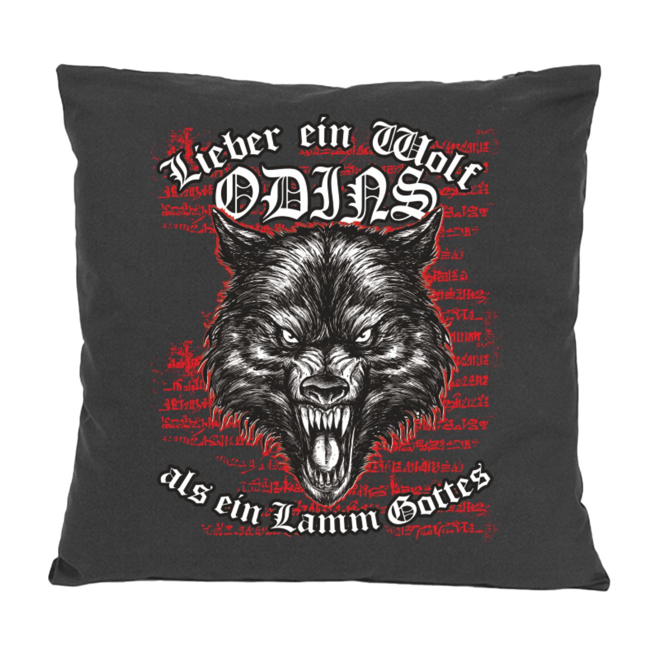 Lieber Ein Wolf Odins Als Ein Lamm Gottes Bedeutung Kissenbezug VORLAGE Ama/Ebay Lieber ein Wolf Odins als ein Lamm Gottes