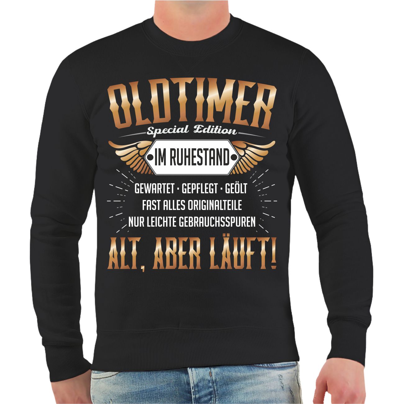 Spass Kostet Männer Sweatshirt Oldtimer im Ruhestand Geburtstag Motiv