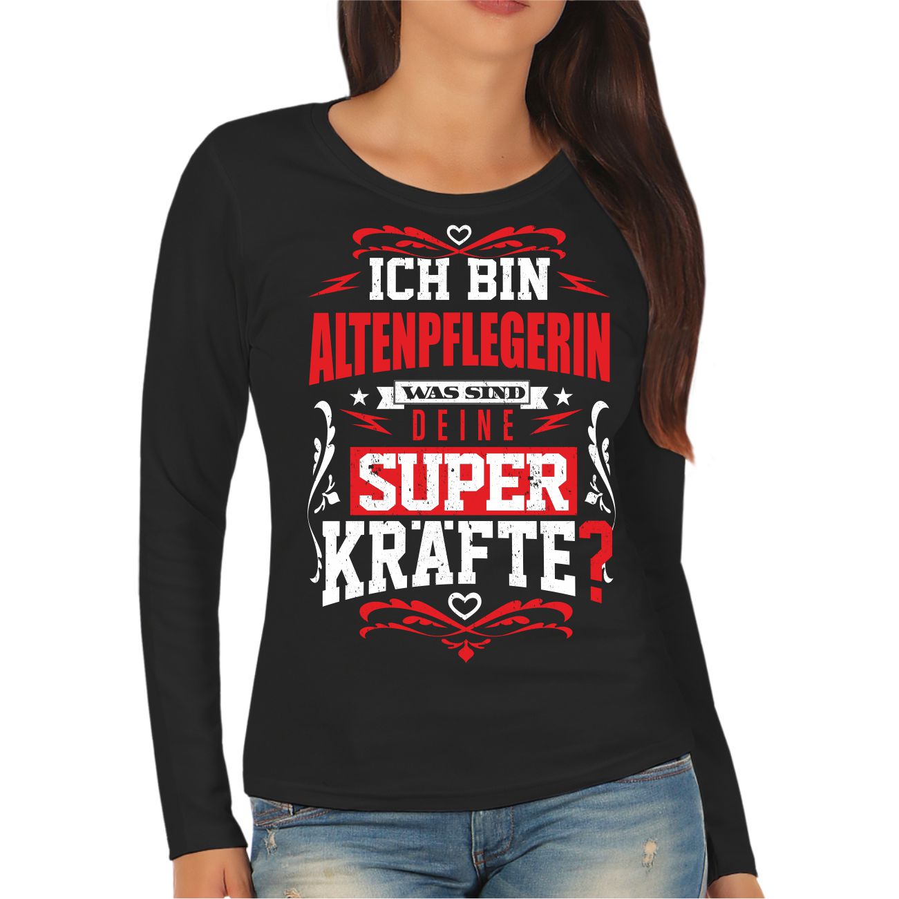 Spass Kostet Frauen Longsleeve Altenpflegerin Motive Sprüche