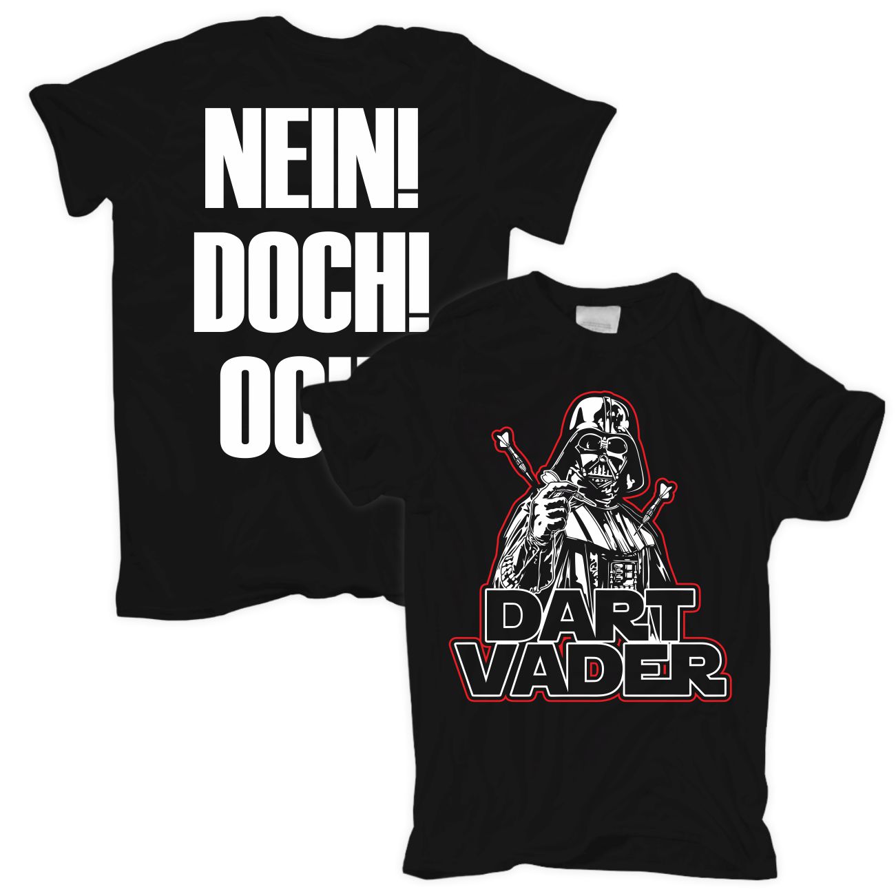 Spass Kostet Übergrößen Männer T-Shirt DART VADER