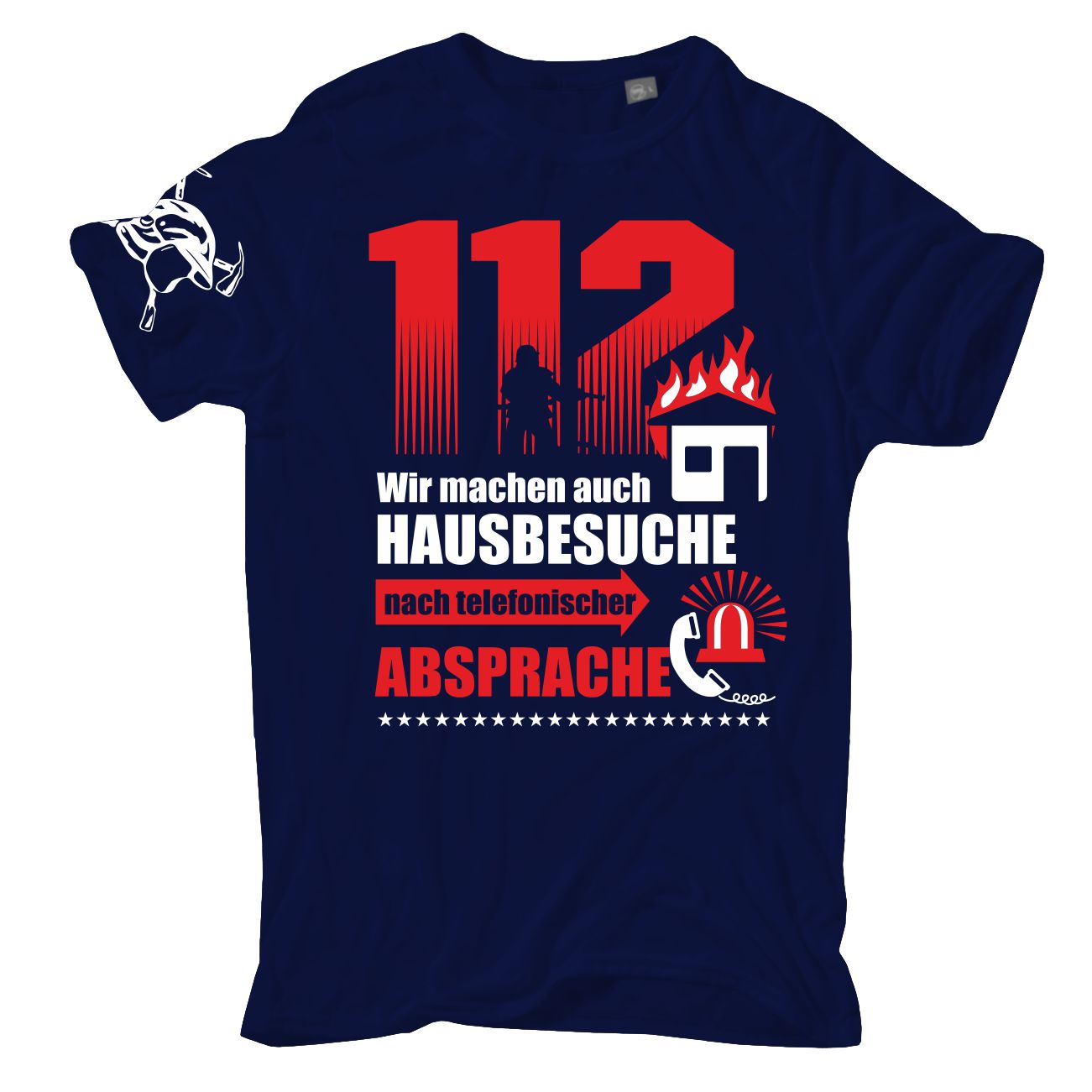 Spass Kostet Männer T-Shirt Feuerwehr 112 wir machen auch Hausbesuche S bis XXL