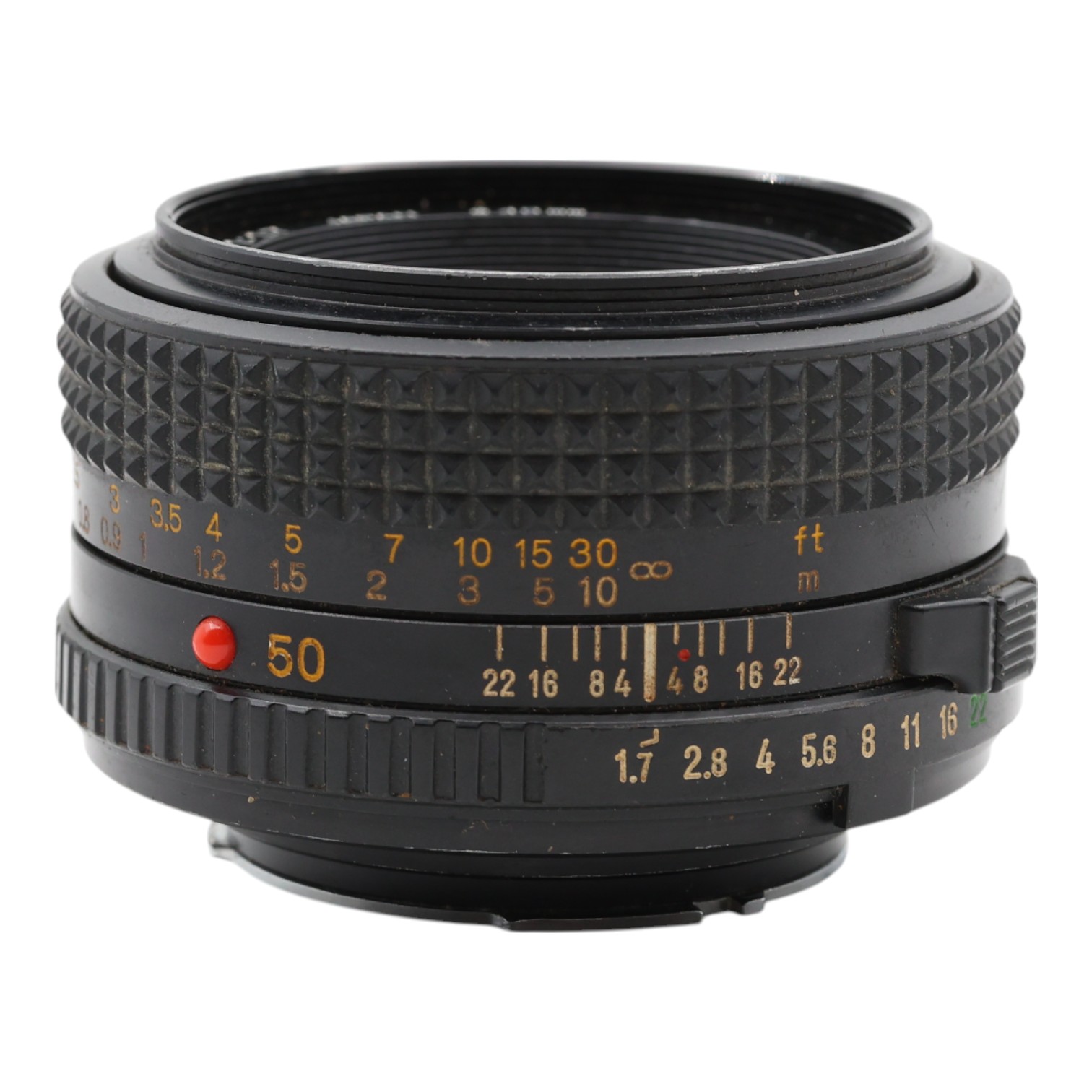 Lens Minolta MD 50 mm 50mm 1.7 1:1.7 - XD-7 XD7 X700 O49