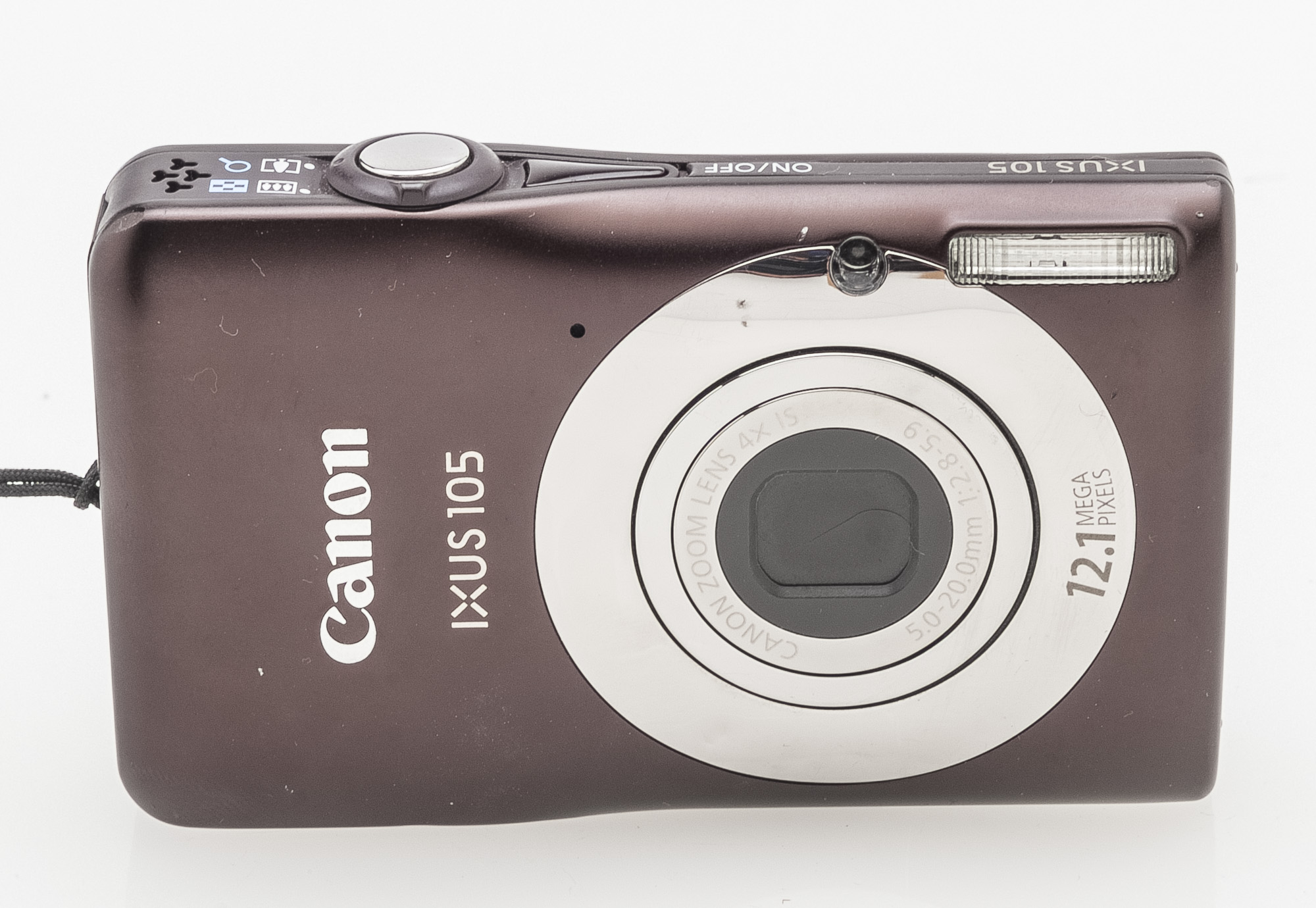 Canon IXUS 105 Digital Compact Camera Camera with Canon Zoom Lens 4x IS optic brown brown digital cameras Compact digital cameras