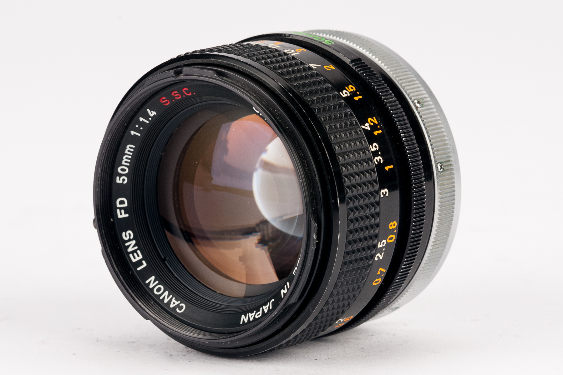Canon FD 50mm 50 mm 11 .4 1.4 S.S.C. A1 AT1 T70 AE1 F1 eBay
