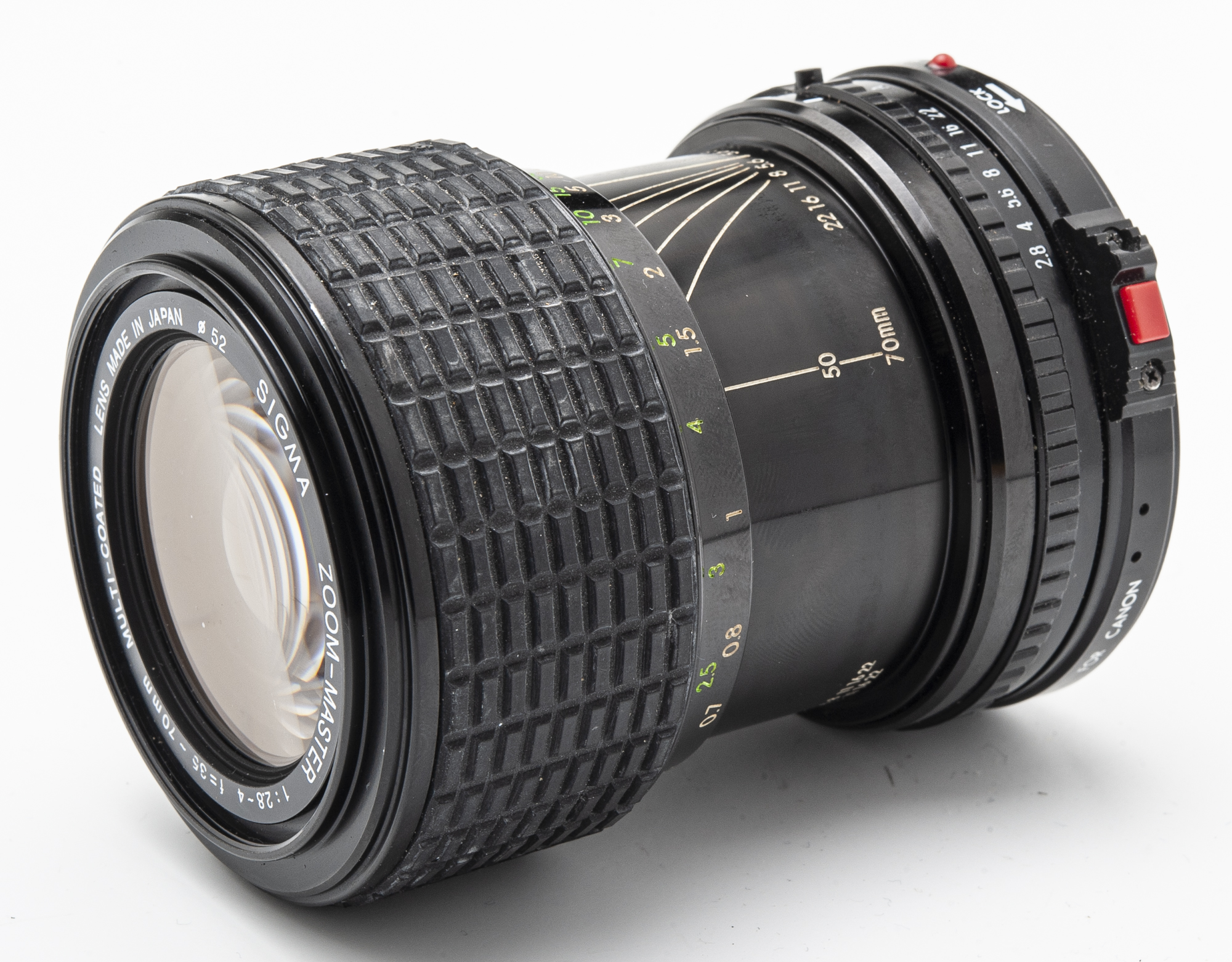 Sigma Zoom-Master Multi Coated 1:2.8-4 2.8-4 35-70 mm 35 Sigma Zoom-Master Multi Coated 1:2.8-4 2.8-4 35-70 mm 35