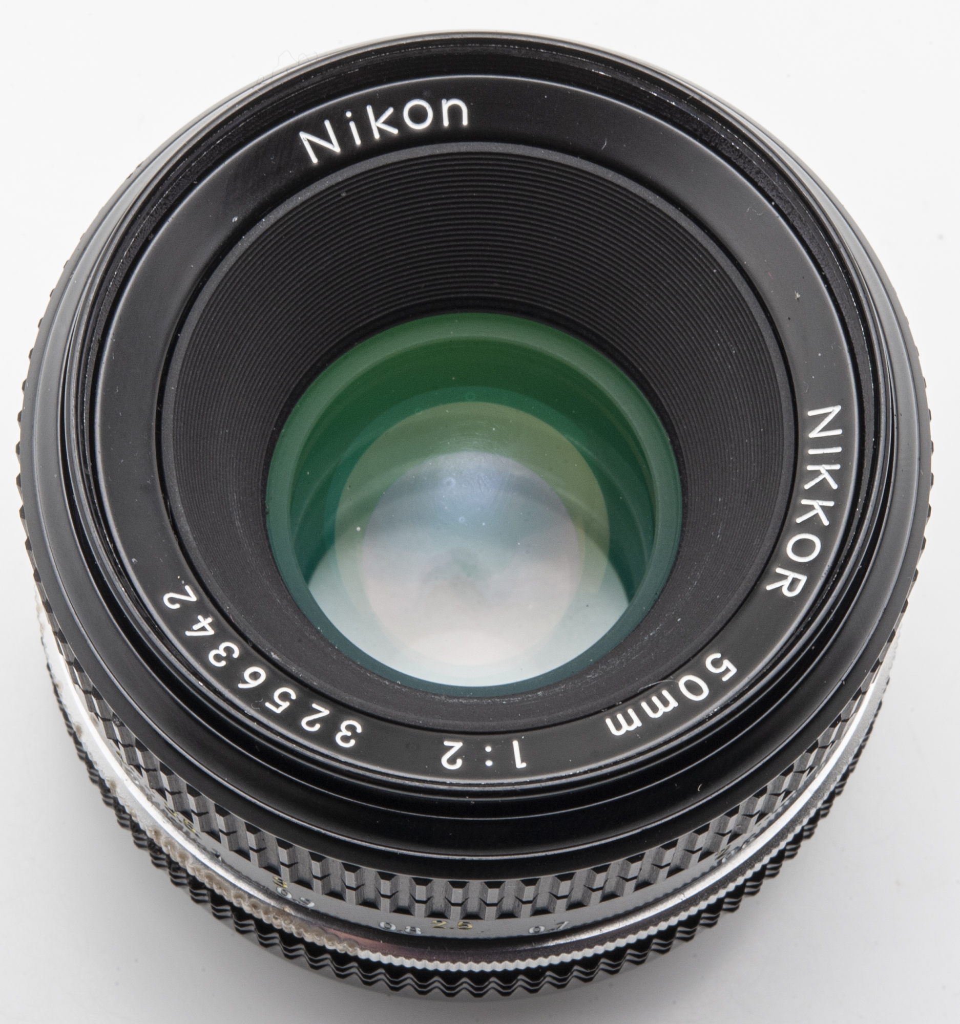 Nikon Nikkor 50mm 50 mm 1:2 Objektiv schwarz | eBay