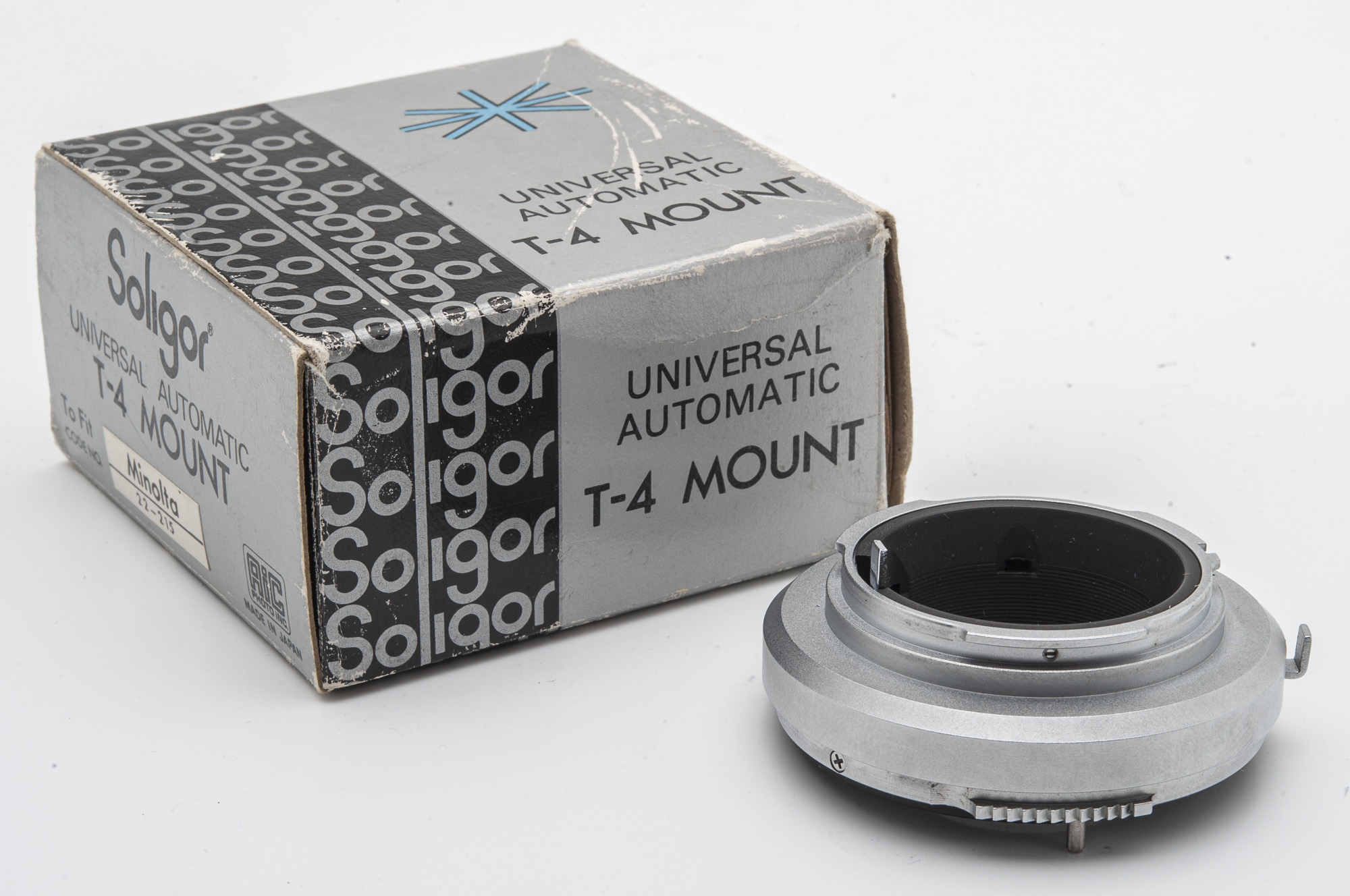 Adaptateur universel Soligor T-4 mount pour minolta - Photo, audio & vidéo