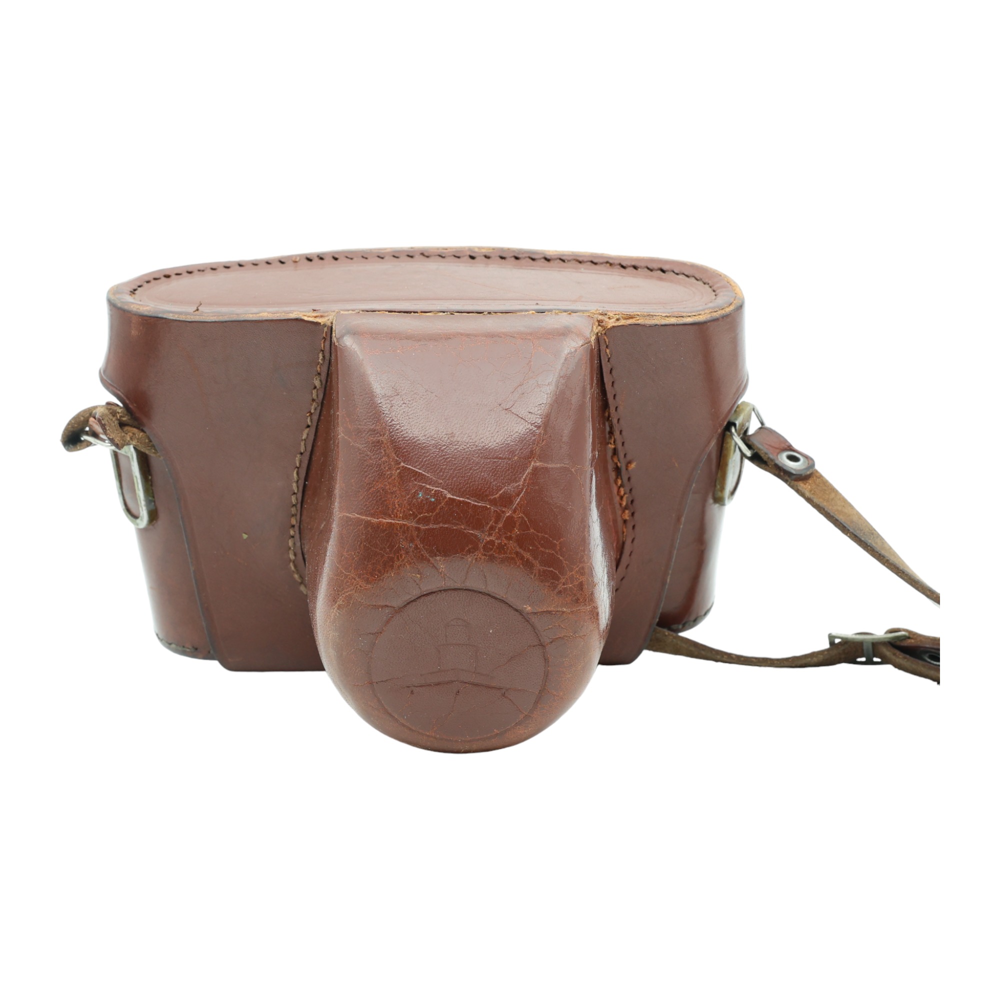 Pentacon Bereitschaftstasche Kameratasche Fototasche Umhängetasche  Schultertasche Tasche camera case in Braun brown für die Pentacon F SLR  Kamera