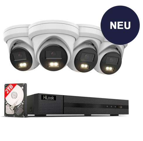 HiLook by Hikvision 4K Überwachungskamera Set