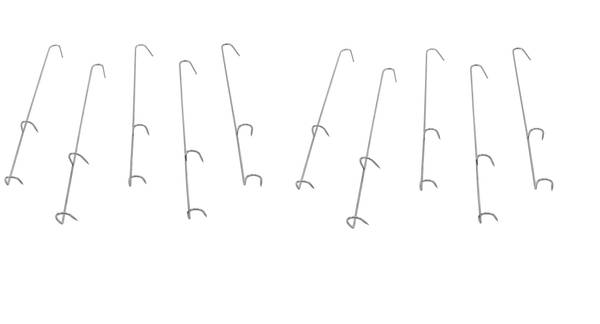 10x doppel standard Smoking Hook - Mild Steel