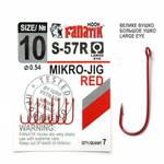 FANATIK Haken Mikro-Jig S-57 Rot Gr. 2