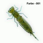 Fanatik LARVA 2.5" 6,4cm 7 Stück Gummiköder Gummifisch Angelköder Jig