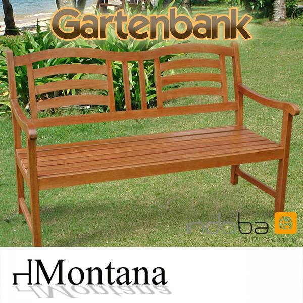 Gartenbank Holzbank Sitzbank Parkbank Gartenmöbel Holz Bank 2,5-Sitzer