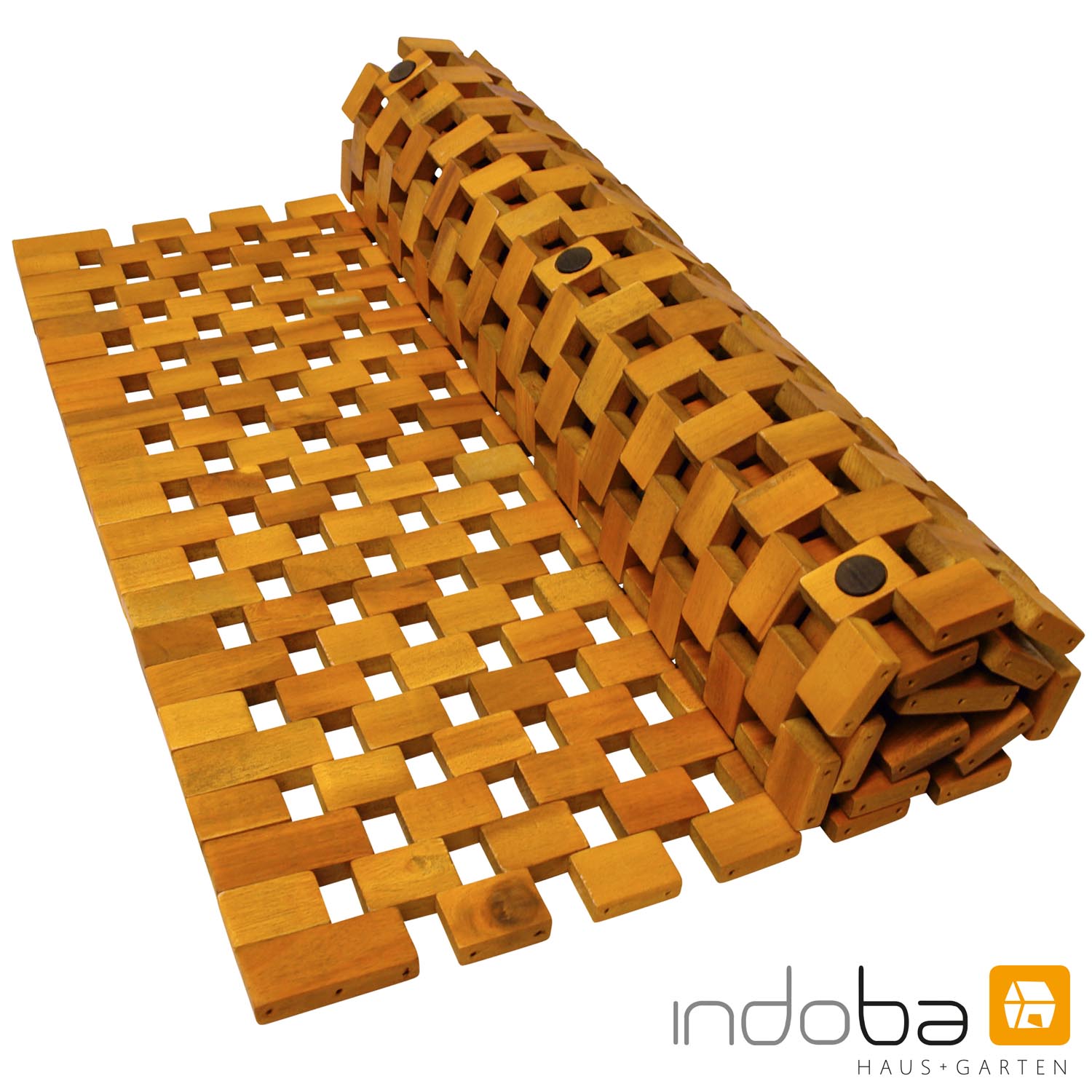 Badmatte - Holzbadmatte