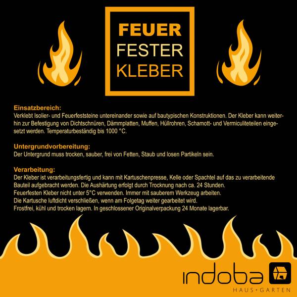 Feuerfester Kleber Hochtemperaturkleber_3