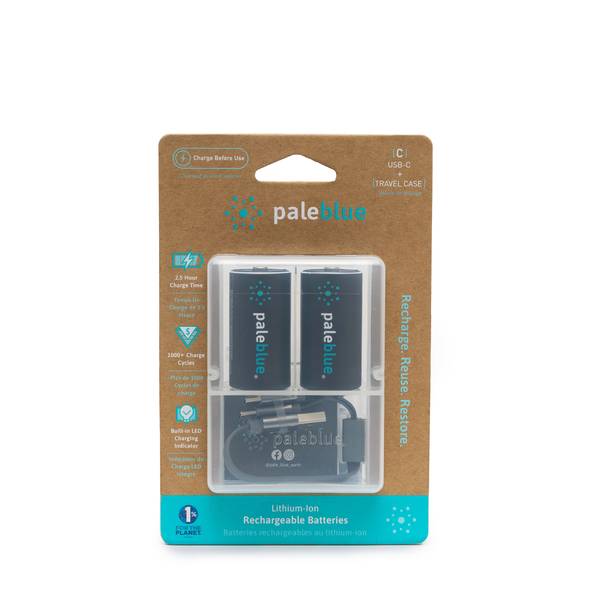 Paleblue Lithium Ion wiederaufladbare Typ-C Batterien 1.5V