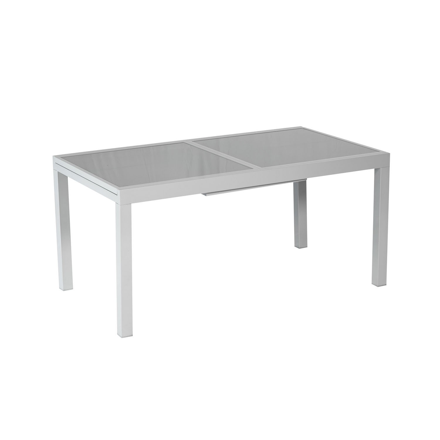 Ausziehtisch Aluminium 160/220 x 90 cm