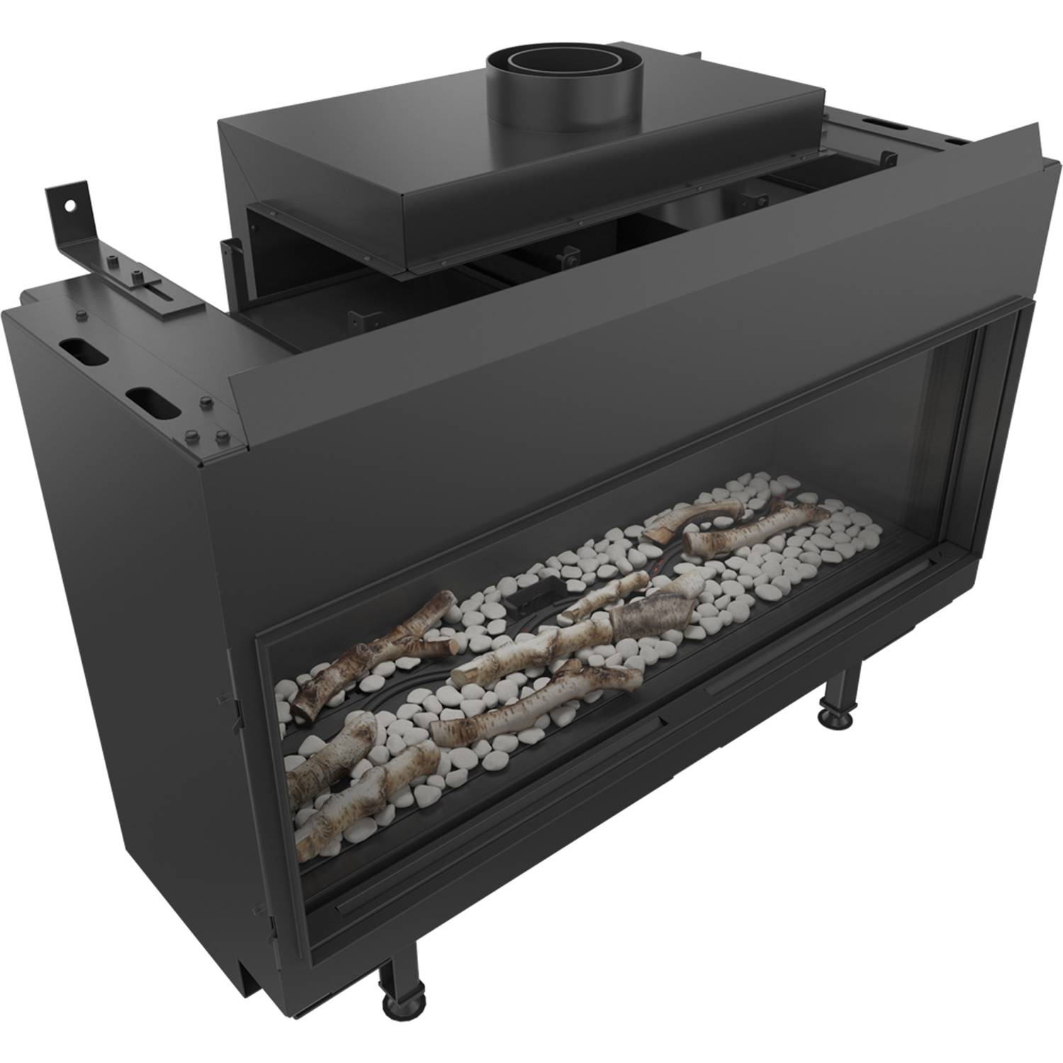 Gaskamin Gasofen LEO 100 Kratki 9,5kW Flüssiggas Propan Kamin