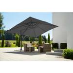 Sonnenschirm Rhodos Grande 300x400/8 anthrazit + Windsicherung