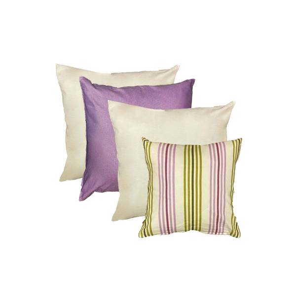 Kissenset "Lavender Stripe"