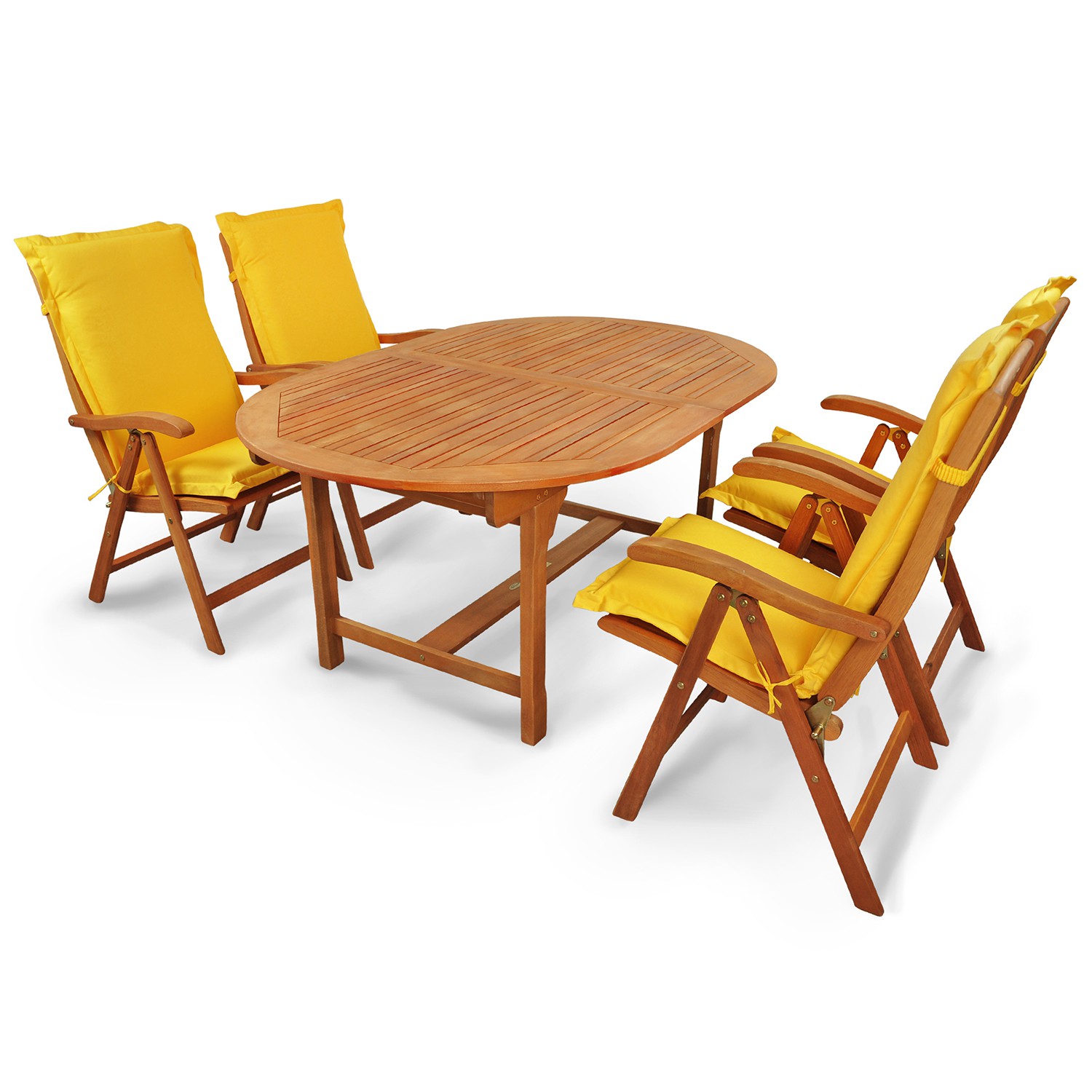 Sitzgruppe Holz Garten Garnitur Terrasse Gartenmöbel Set m ...