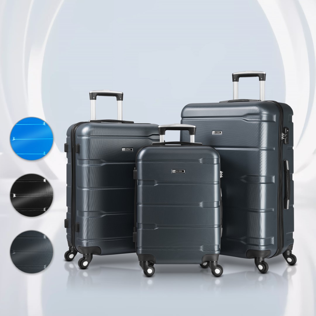 Hoffmanns Hartschalen-Trolley 3-Teilig Hartschalenkofferset Trolley Koffer Xxl Xl L 360 Grad Rollensystem Hartschale Reisekoffer Mit 4 Rollen 3 Tlg S0f1g0o4