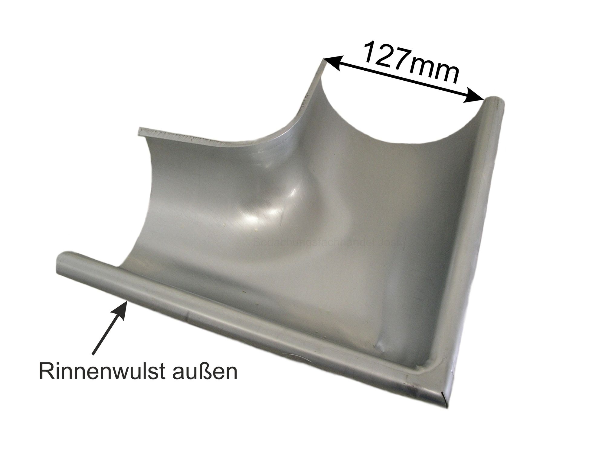 Zink Rinnenwinkel außen 280/7tlg. Dach Teufel