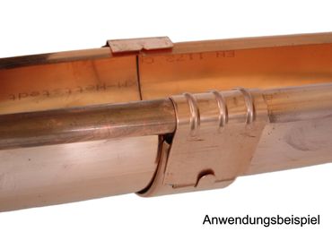 Zink Rinnenverbinder Dachrinnenverbinder Dachrinne Größe 7-tlg.//280