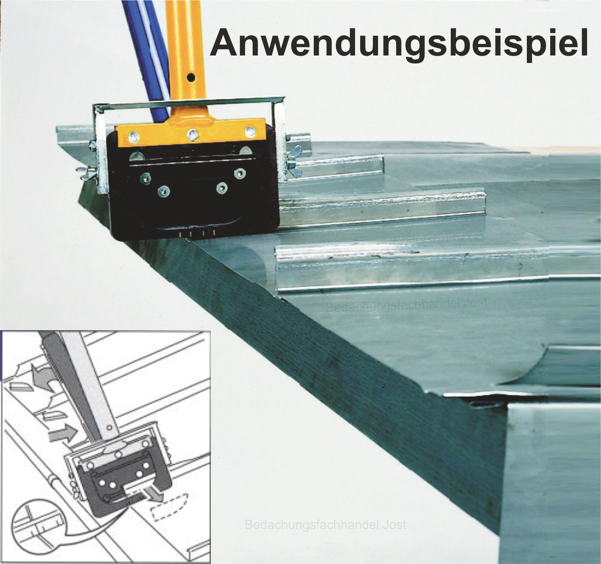 Dach PRO Zunft 'Aufkleber' inkl. Folierungs-Werkzeug Set – Dach