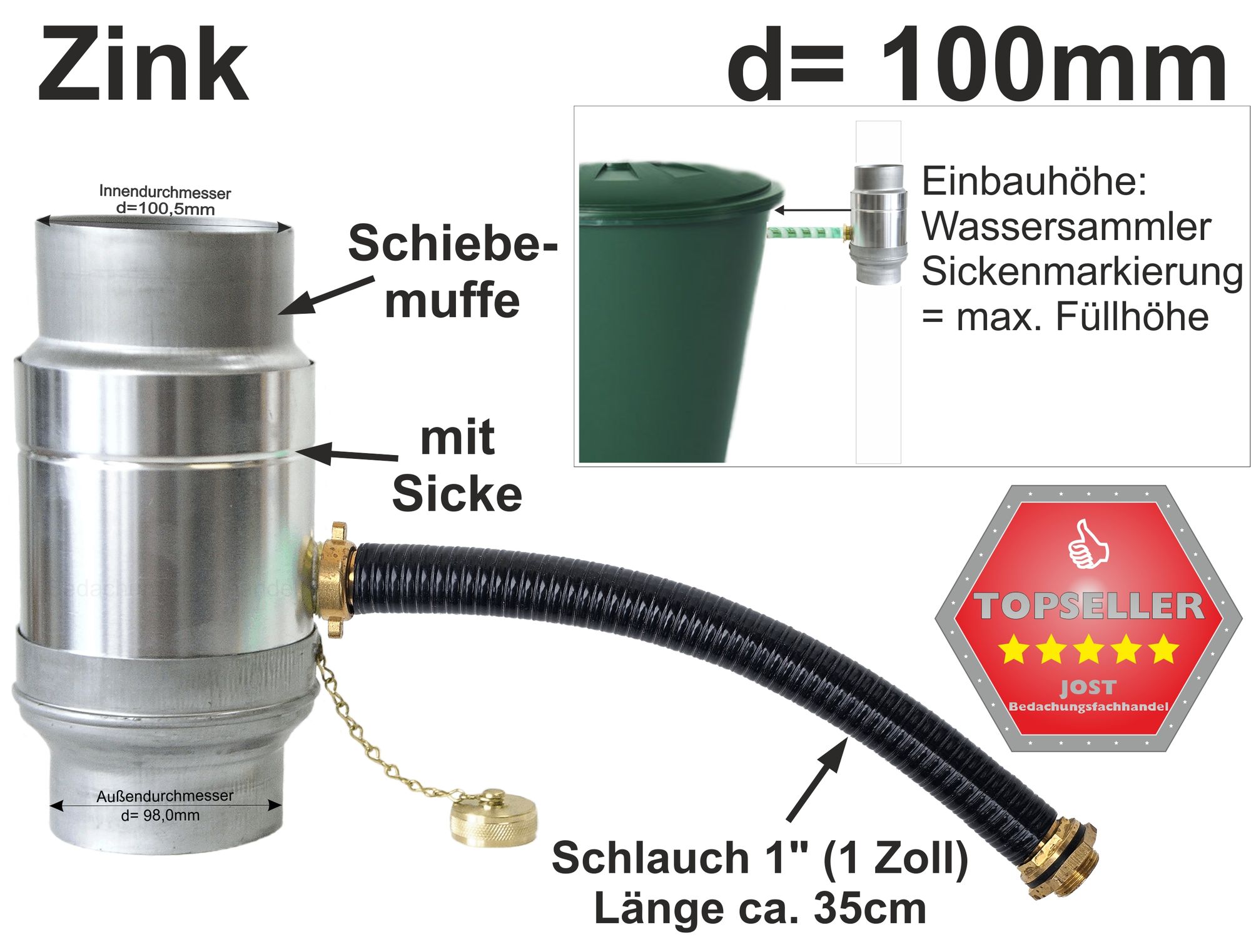 Spannende Wassersammler Fur Fallrohr Ebenbild