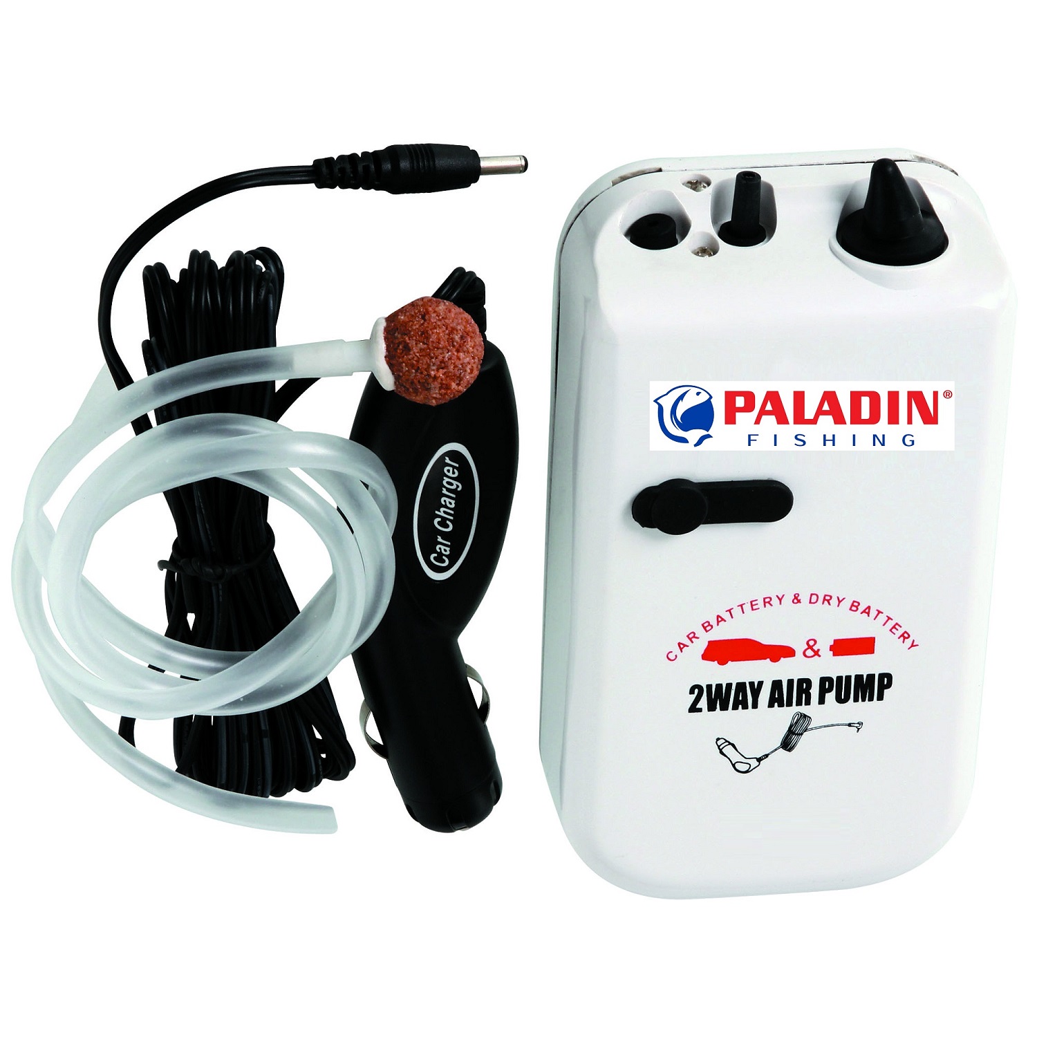Paladin Köderfischpumpe Sauerstoffpumpe 12VCarCharger Köderfisch