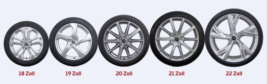 Audi OEM rims sizes 18 - 22 inches