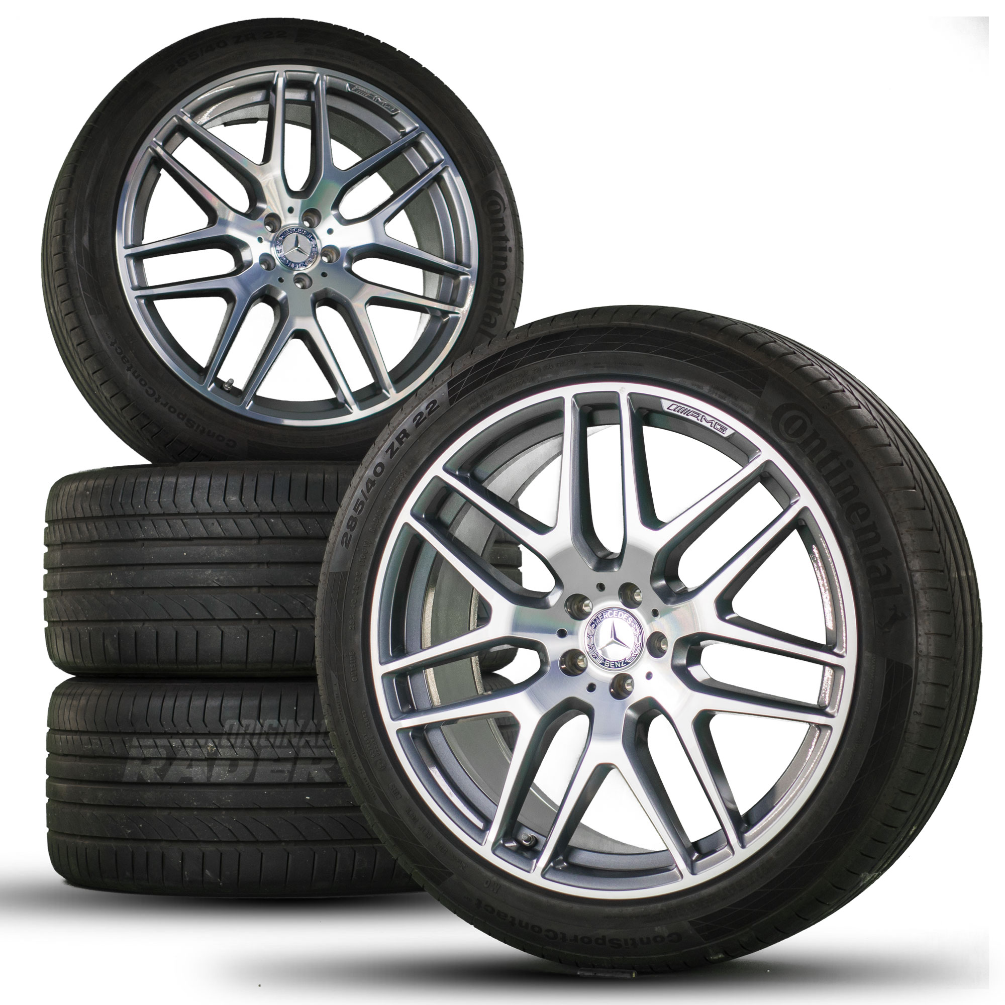 AMG Mercedes GLE 63 AMG Coupé C292 W292 22 inch summer tires alloy