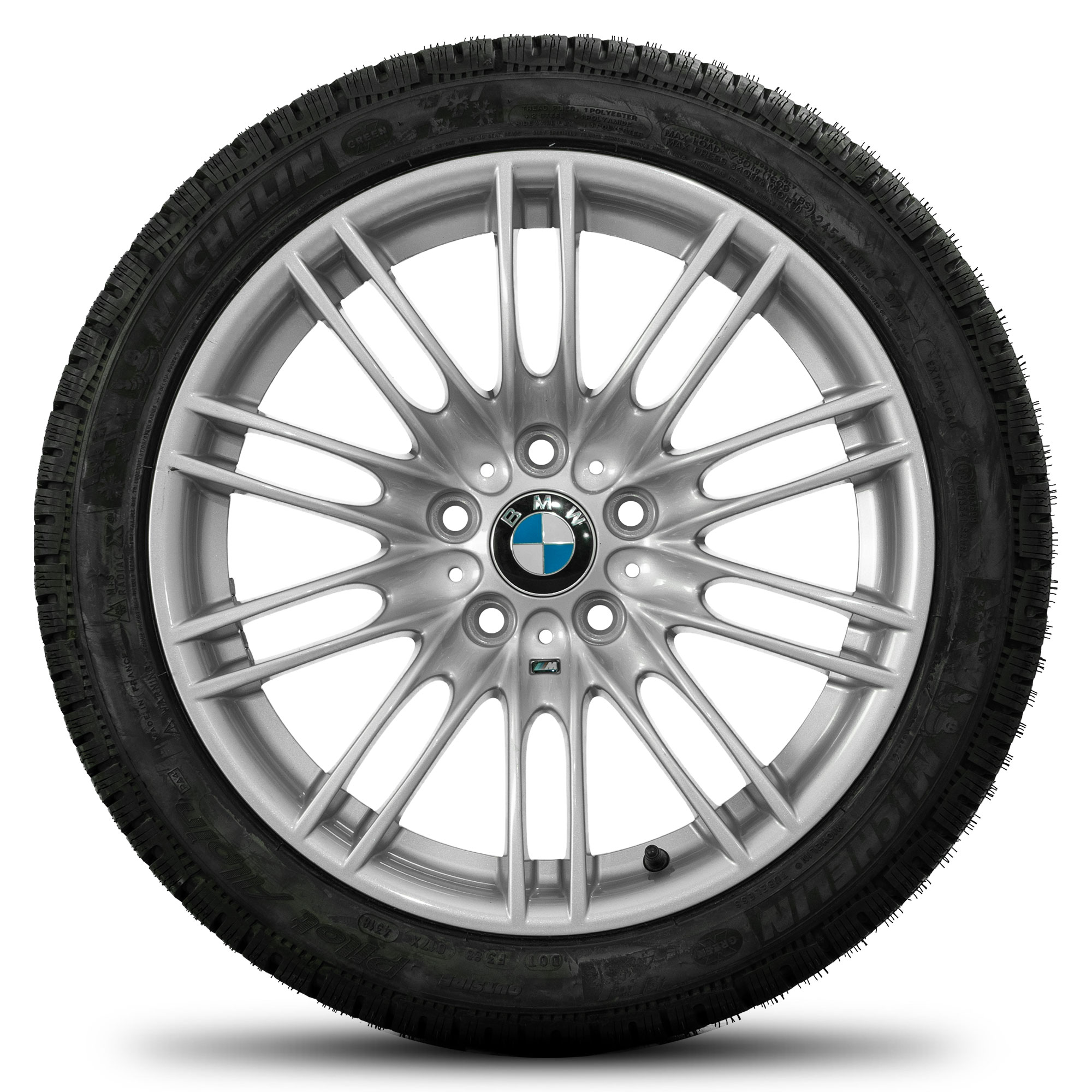 Cerchi BMW 18 pollici M3 E90 E92 E93 260 pneumatici invernali ruote ...