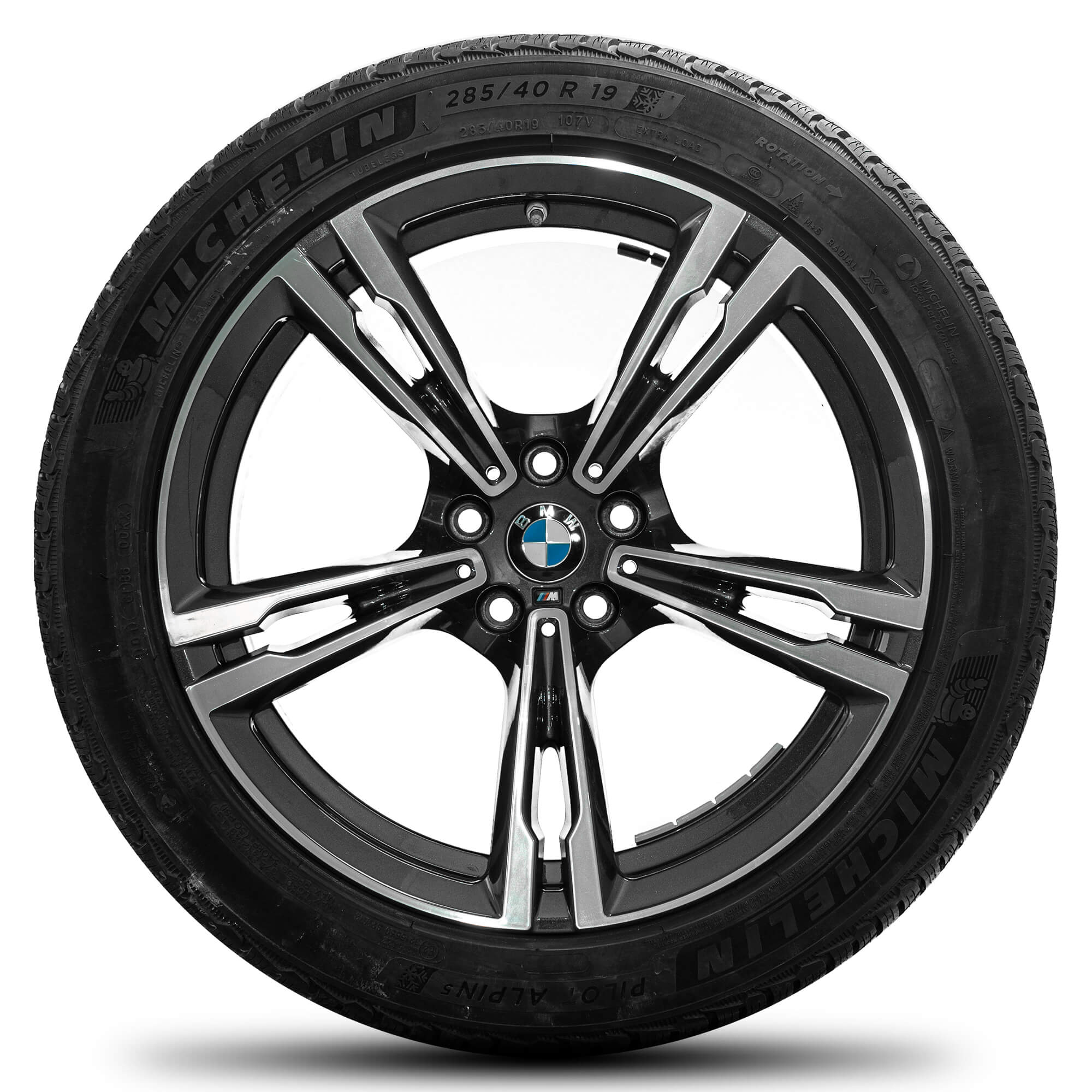 BMW 19 inch rims M5 F90 styling M705 winter tires winter wheels 7857075