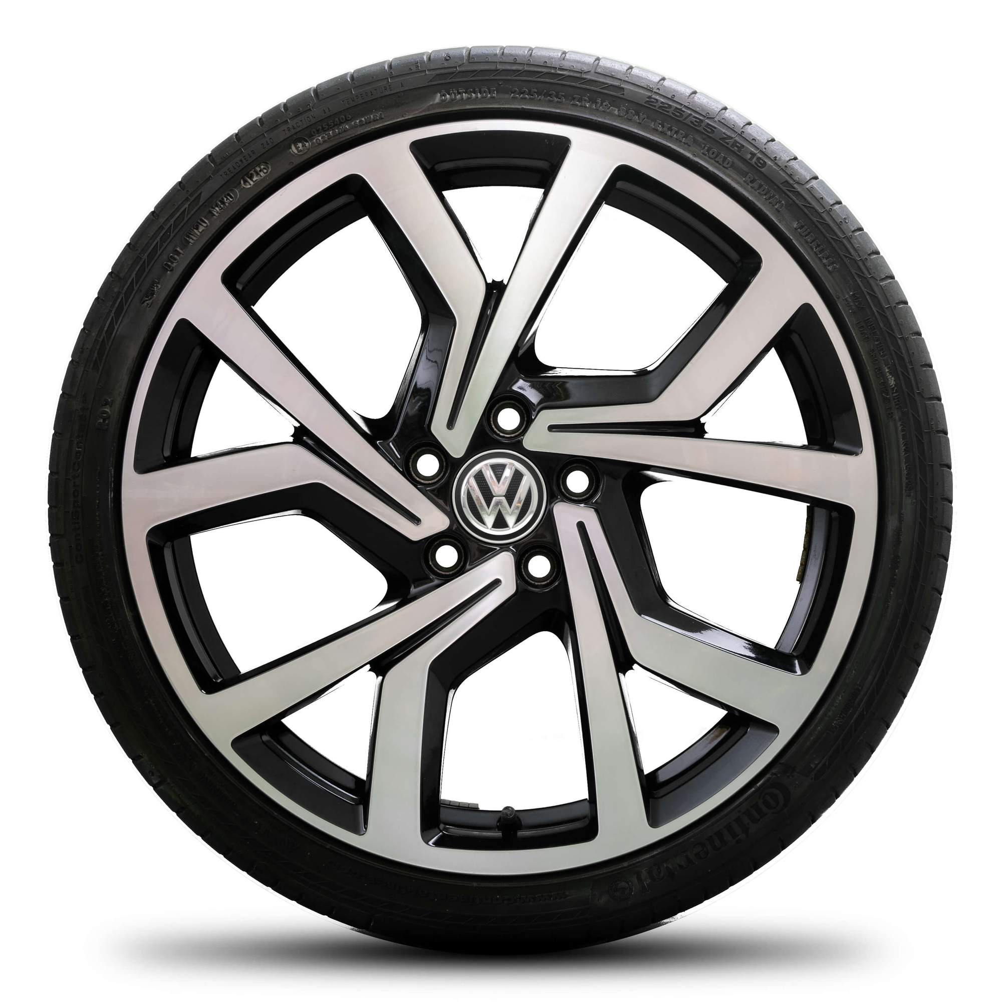 VW Golf 6 7 GTI GTD 19 Zoll Brescia Felgen Sommerreifen R line Sommerräder VW Golf 6 7 GTI GTD 19 Zoll Brescia Felgen Sommerreifen R line Sommerräder