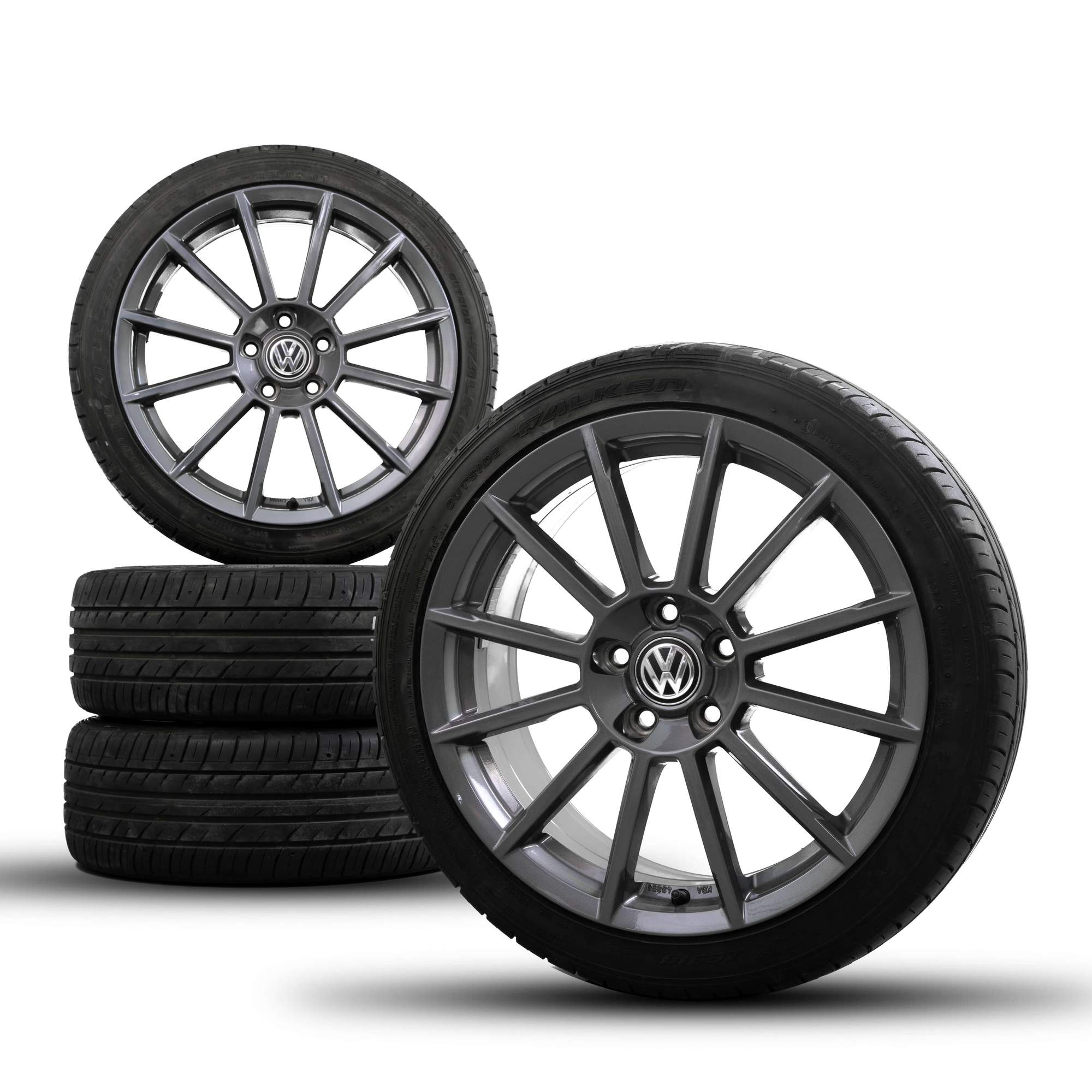 Jantes VW 18 pouces Golf 7 6 VII VI Pneus été rotatifs roues été 5G0071498 Jantes VW 18 pouces Golf 7 6 VII VI Pneus été rotatifs roues été 5G0071498