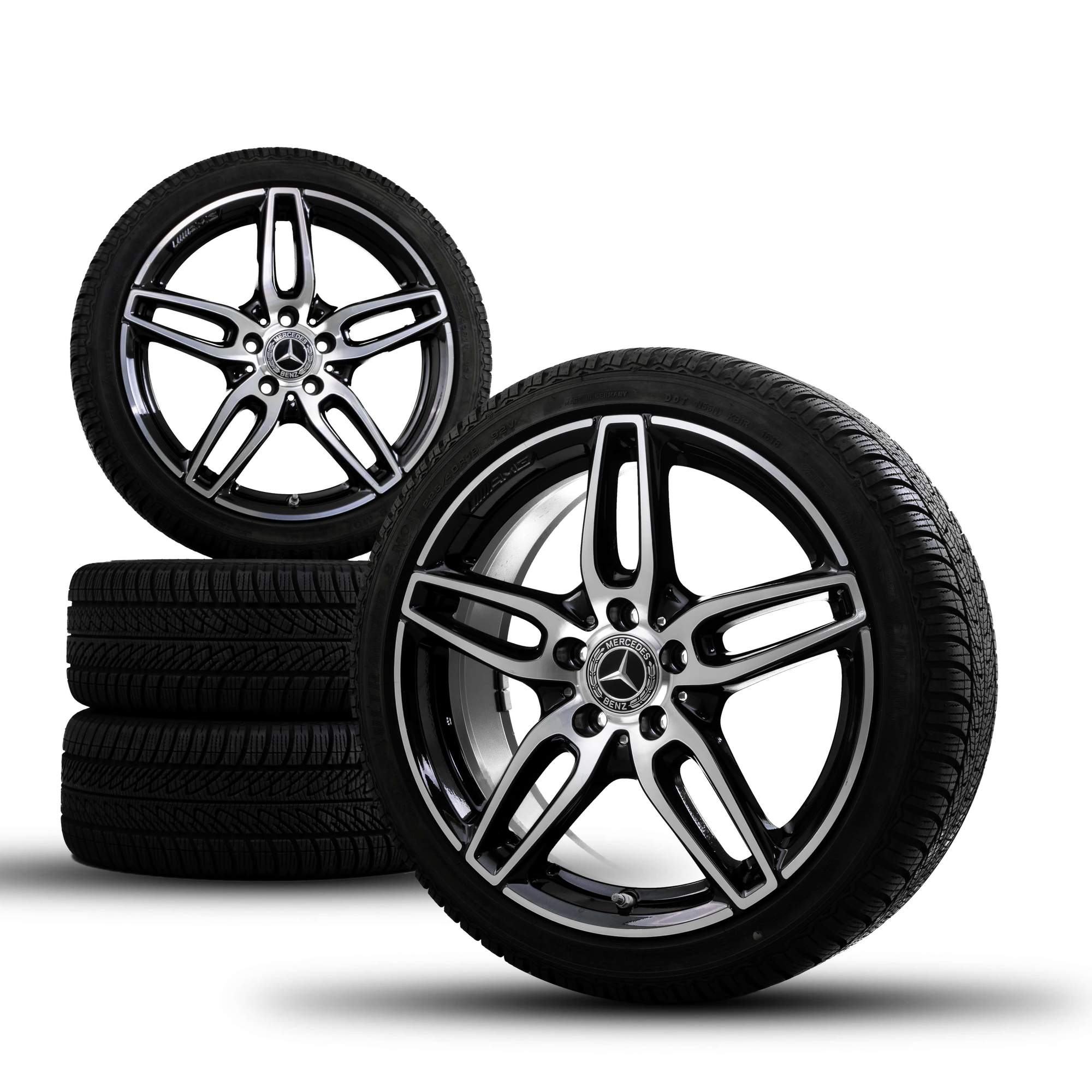 Amg Mercedes Benz 18 Zoll Felgen A B Cla Klasse W176 W246 C117 Winterreifen