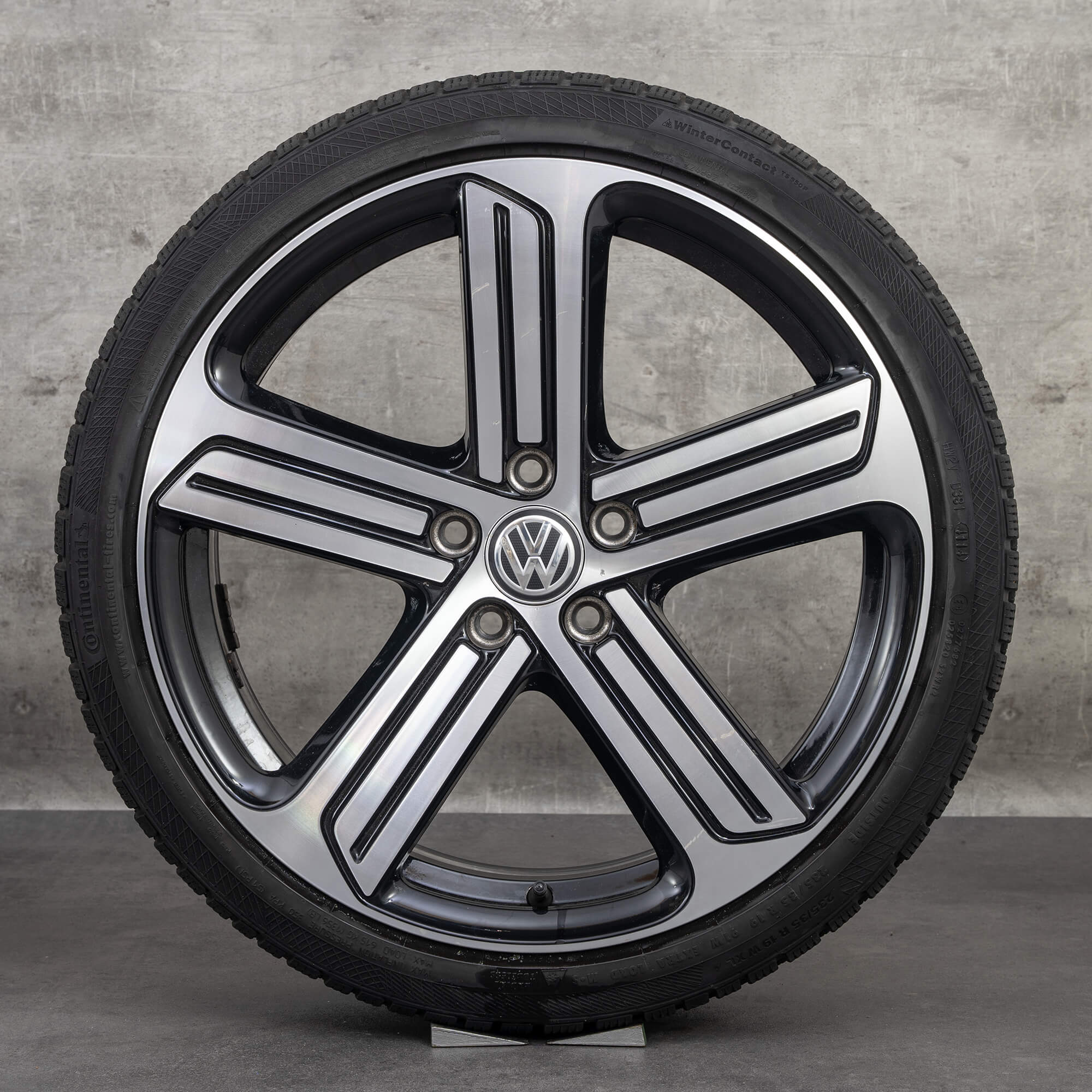 VW Golf 6 7 R GTI 19 inch alloy rims Cadiz rims winter tires winter wheels